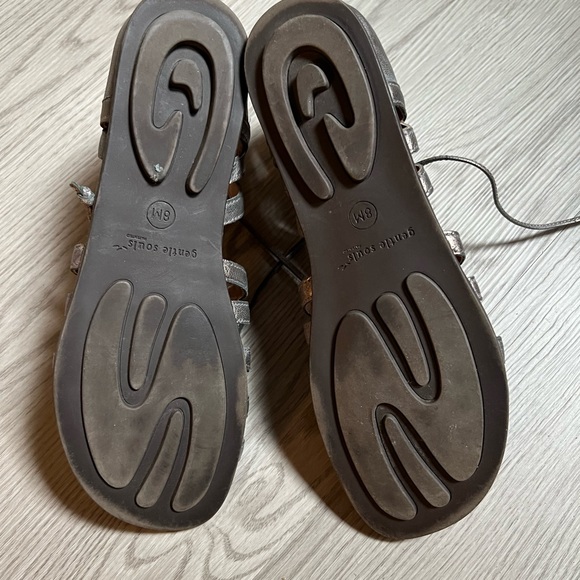 Gentle Souls Break My Heart 3 Graphite Sandals - Picture 8 of 9